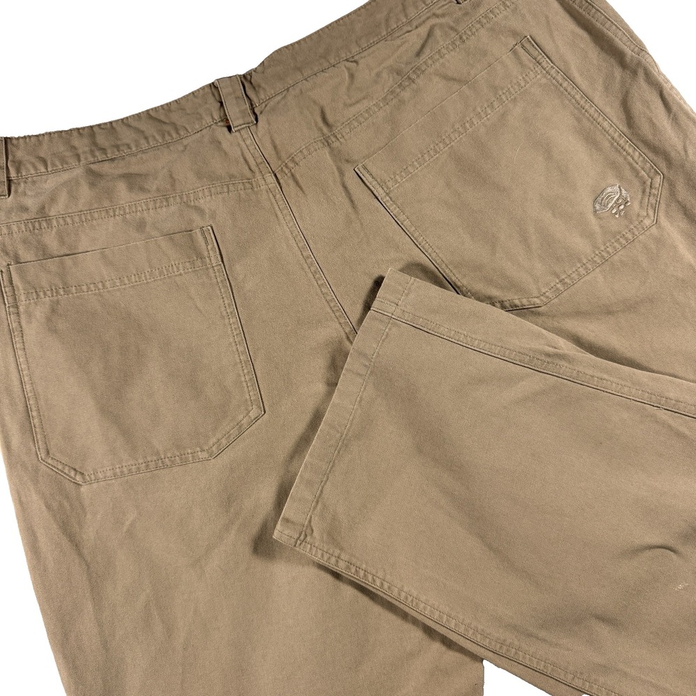Mountain Hardwear Canvas Work Pants Mens 40x30 Tan Straight Leg Cotton Utility